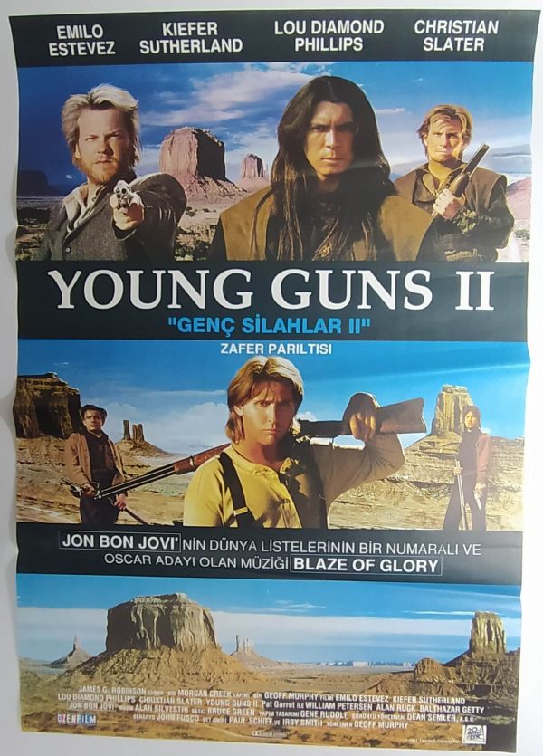 YOUNG GUNS 2 movie poster