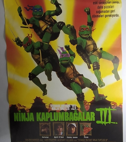 TEENAGE MUTANT TURTLES 3 movie poster
