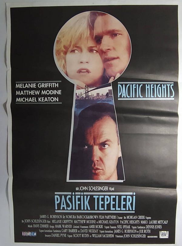 PACIFIC HEIGHTS movie poster