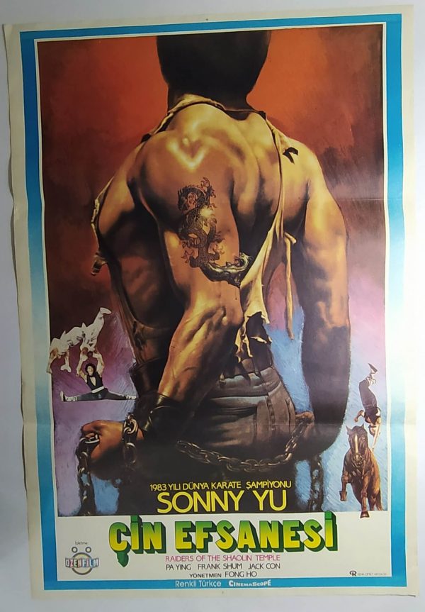 RAIDERS OF THE SHAOLIN TEMPLE movie poster