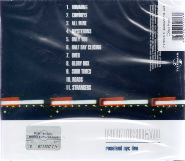 Portishead - Roseland NYC Live (CD, Album) (Very Good (VG)), Cover